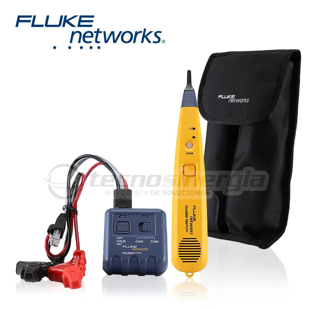 KIT GENERADOR Y DETECTOR DE TONOS FLUKE NETWORKS PRO3000F60-KIT CON FI 6