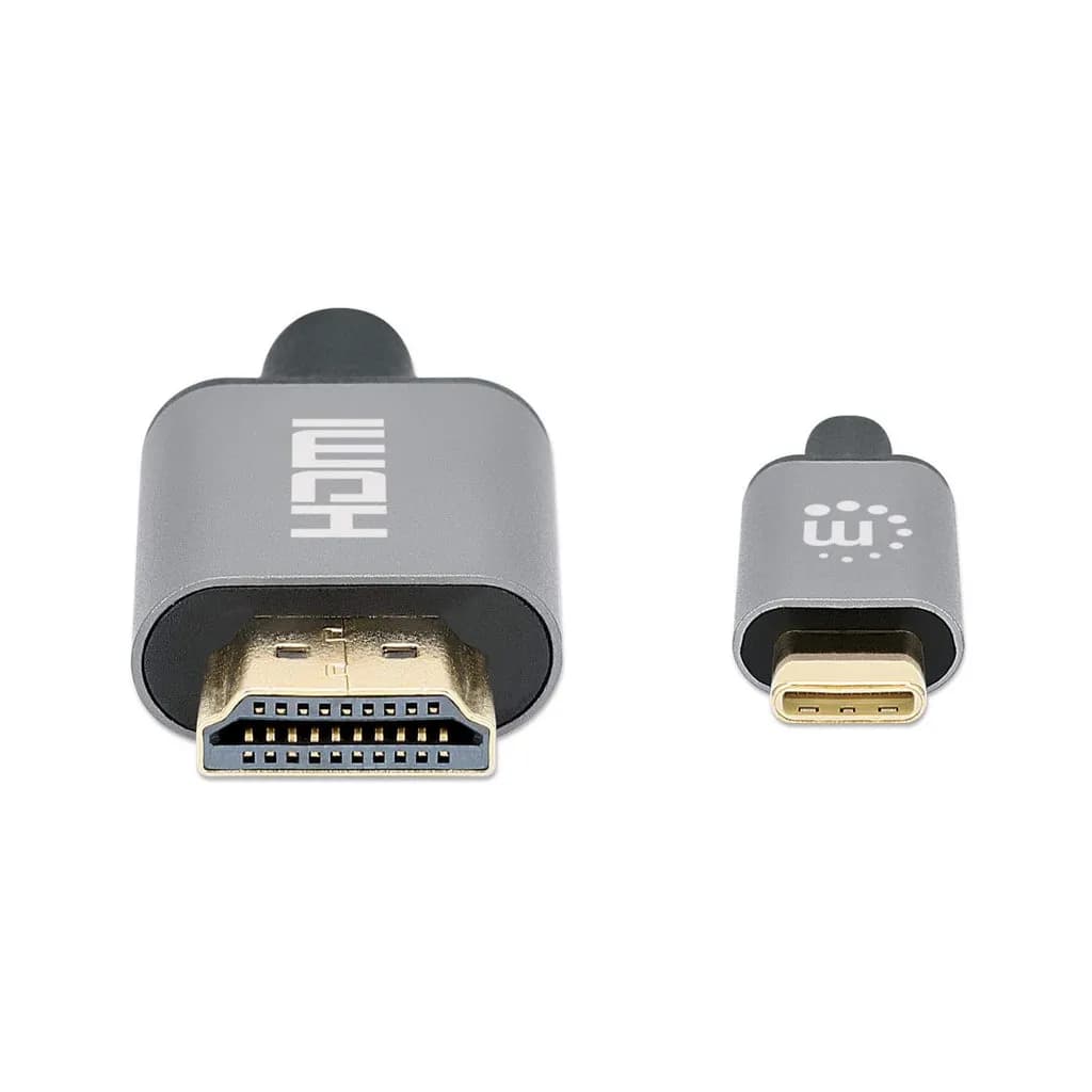 Manhattan Cable adaptador de USB-C a HDMI de 4K@60Hz 3