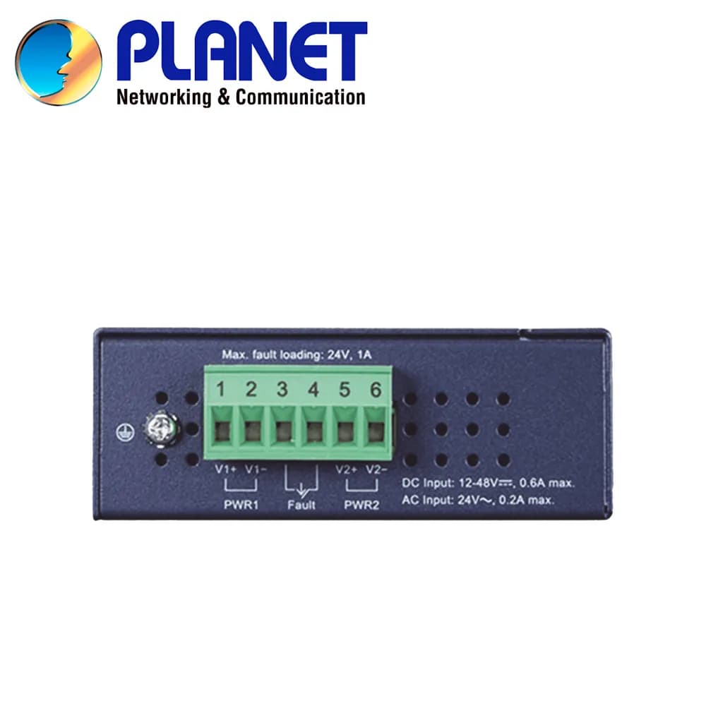 CONVERTIDOR DE MEDIOS INDUSTRIAL PLANET IXT-705AT / 1 PUERTO RJ45 100M 3