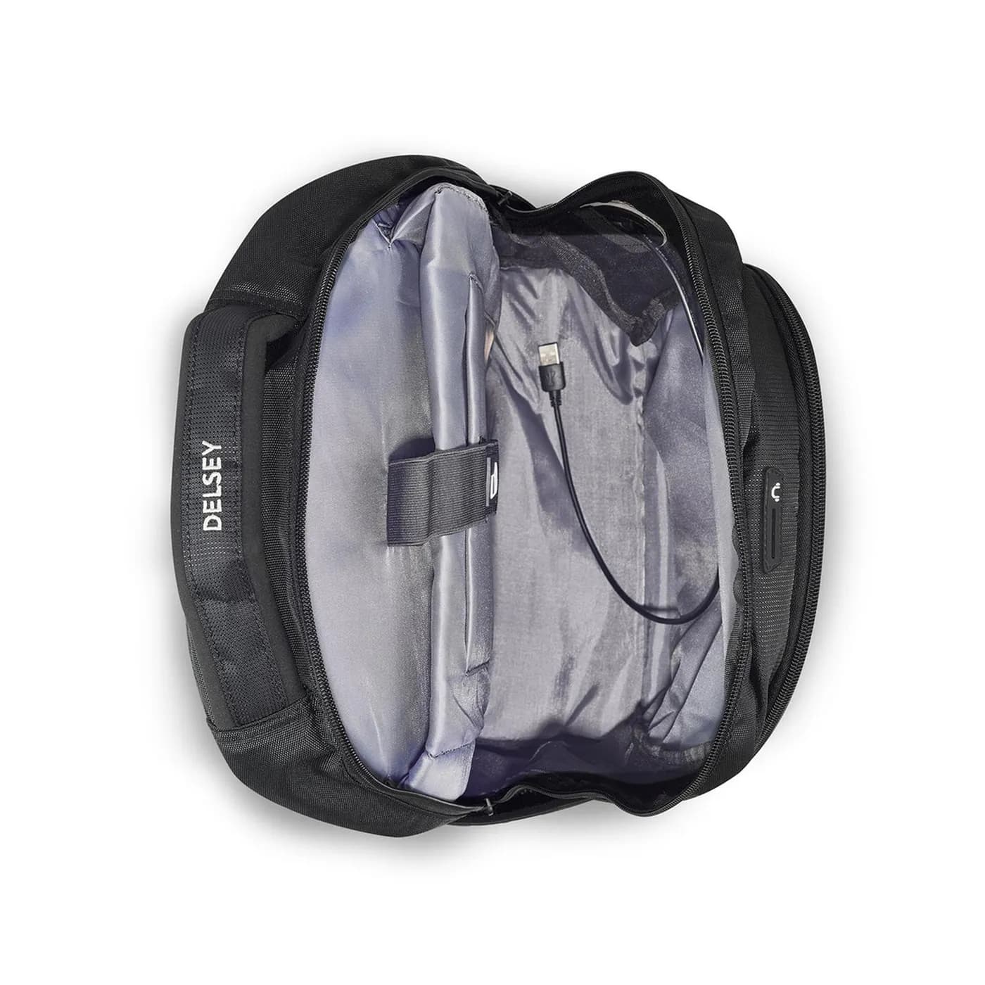 DELSEY BACKPACK NAVIGATOR 15.6 PULG NEGRA 4
