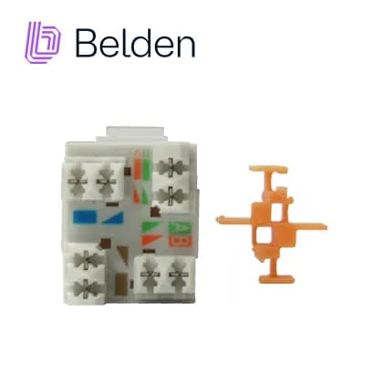 CONECTOR MODULAR JACK CAT6A RJ45 BELDEN AX102282 / KEYCONNECT / INTERI 3