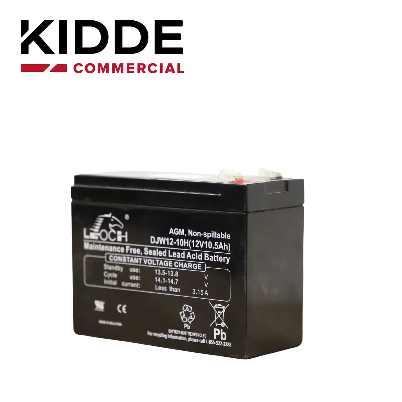 BATERIA DE RESPALDO 12V10A DE ALTA DENSIDAD ENERGETICA Y BAJO MANTENIM 4