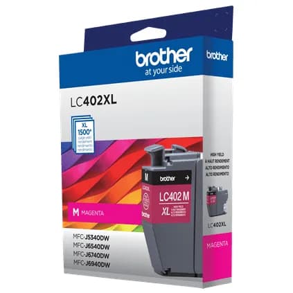 CARTUCHO DE TINTA BROTHER LC402XLMS SUPER ALTO RENDIMIENTO HASTA 1500  5