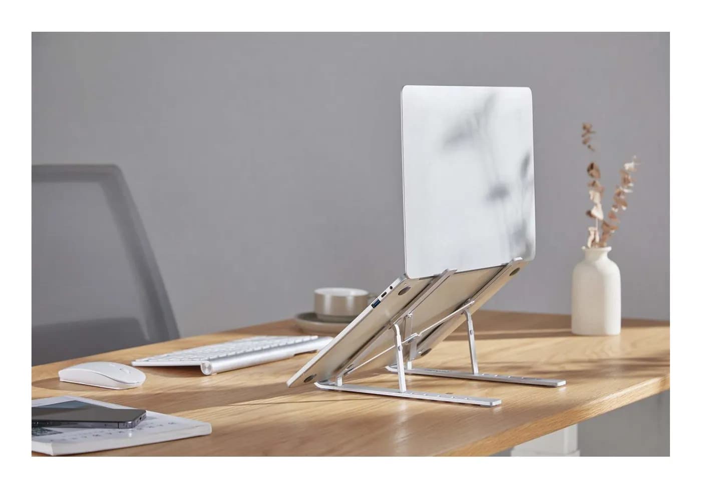 Manhattan Soporte ergonómico, plegable en seis posiciones, para laptop 2