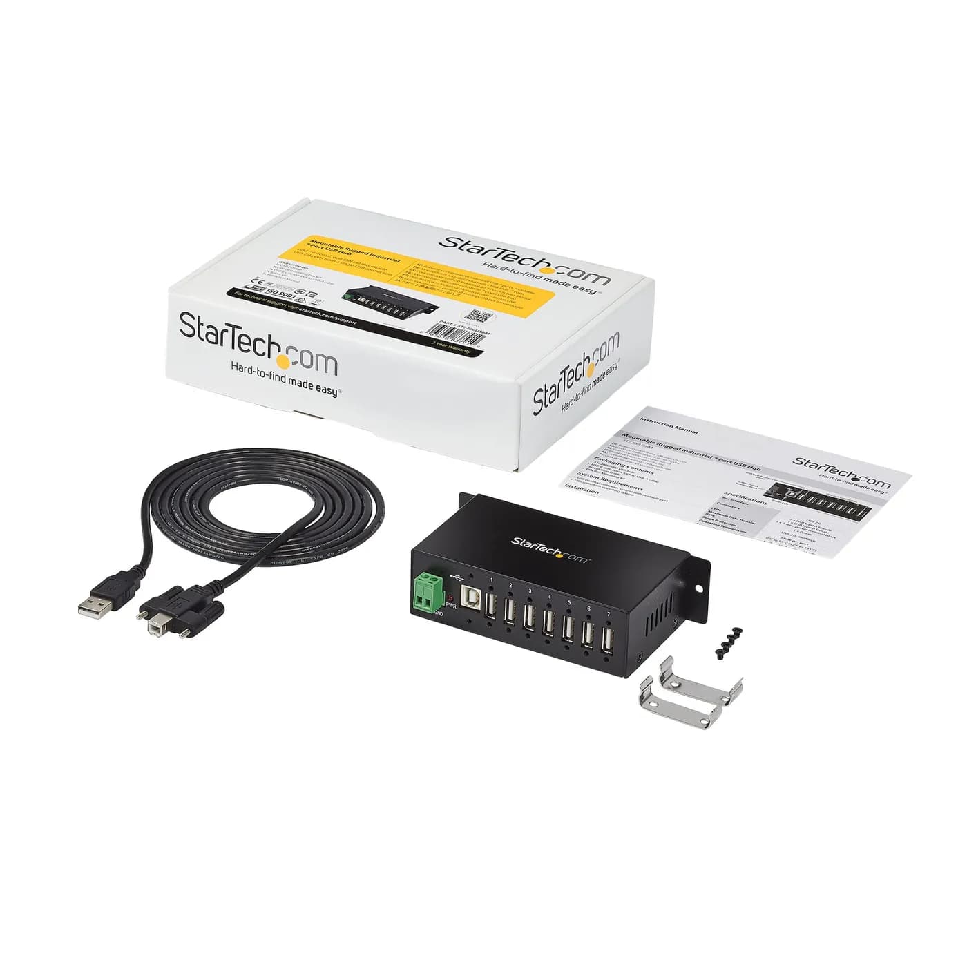 StarTech.com Concentrador HUB Industrial USB 2.0 de 7 Puertos - Con pr 6
