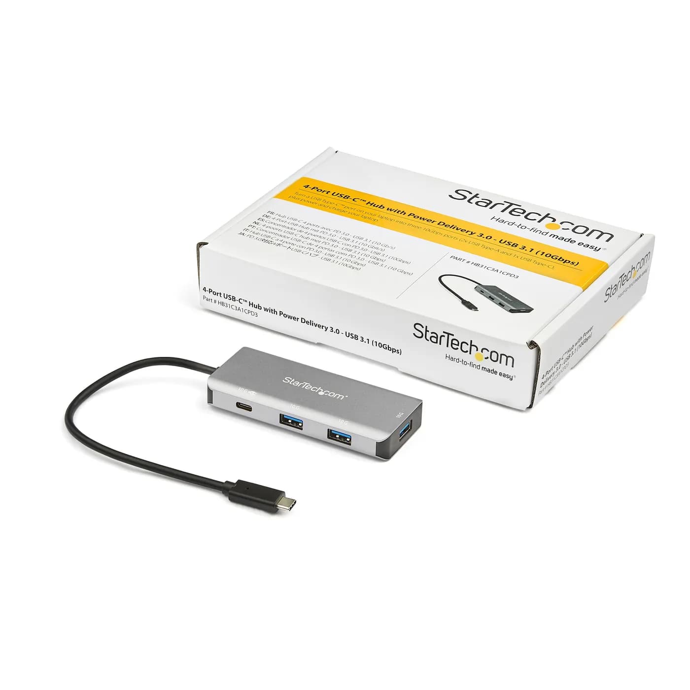 StarTech.com Hub Concentrador USB-C de 4 Puertos (10Gbps) - 3 Puertos  5