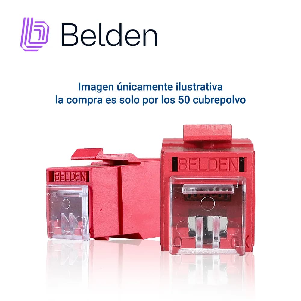 CUBIERTA ANTIPOLVO PARA JACK MODULAR BELDEN AX101790 TRANSPARENTE 50 P 4