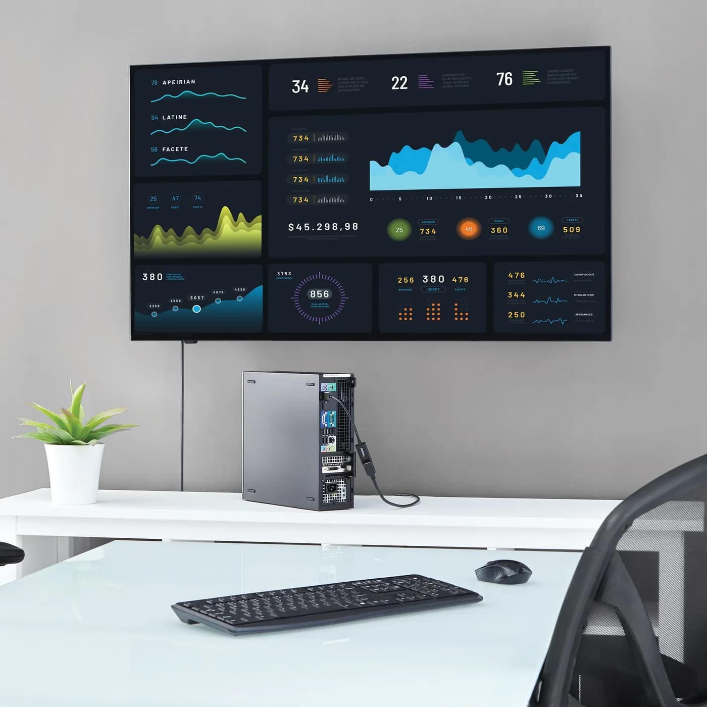StarTech.com Convertidor de Video DisplayPort a HDMI con Audio – Adapt 4
