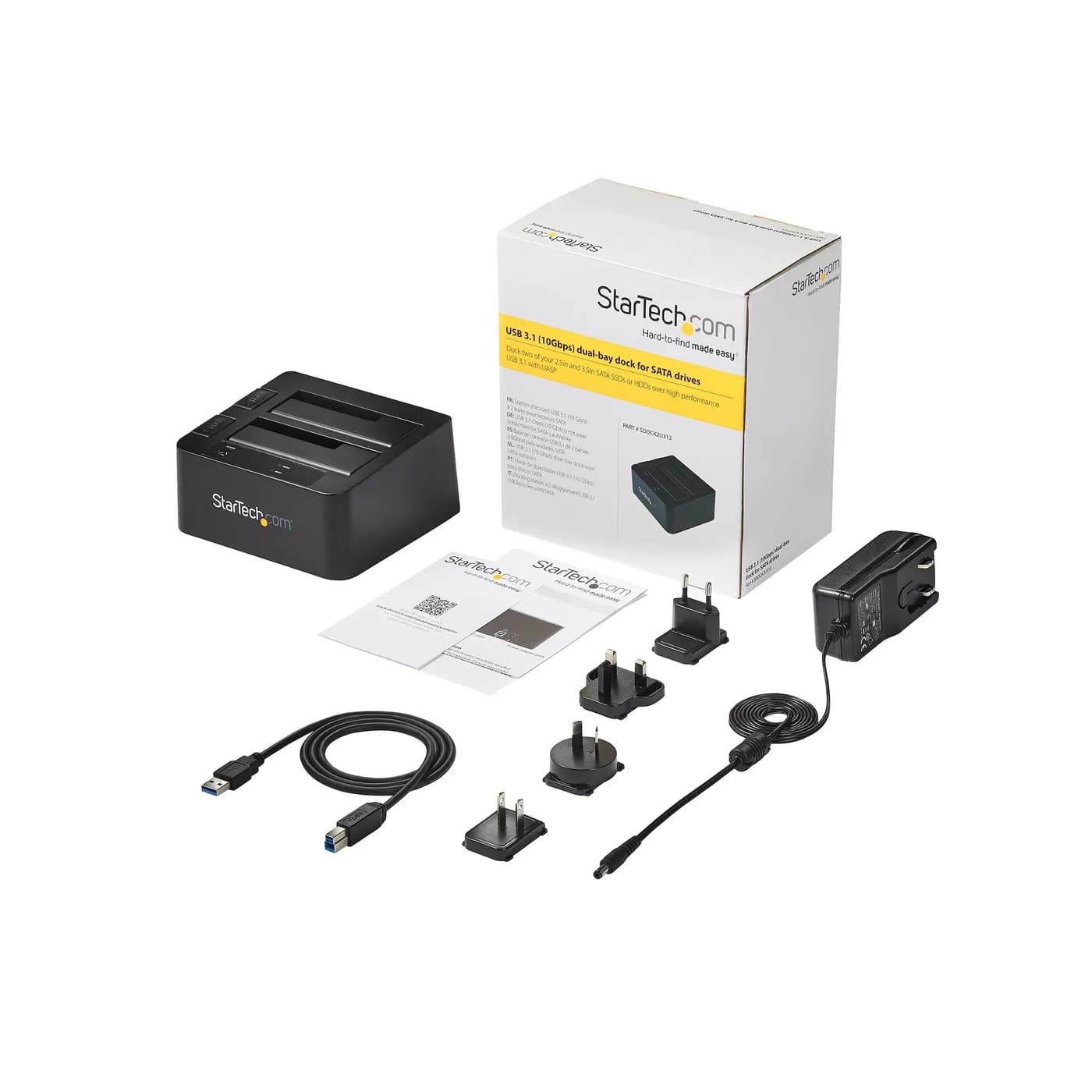StarTech.com Docking Station de 2 Bahías - USB 3.1 a SATA - USB 3.1 (1 6