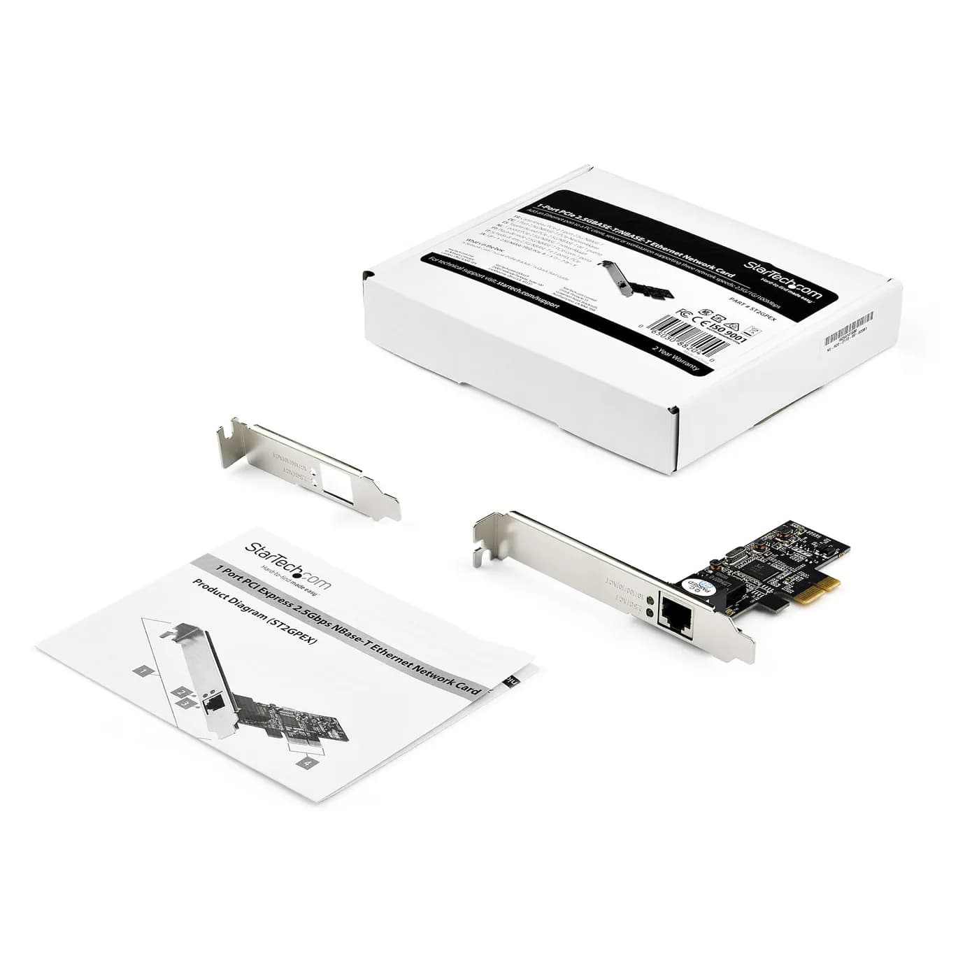 StarTech.com Tarjeta de Red PCI Express de 2.5Gbps 2.5GBASE-T 6