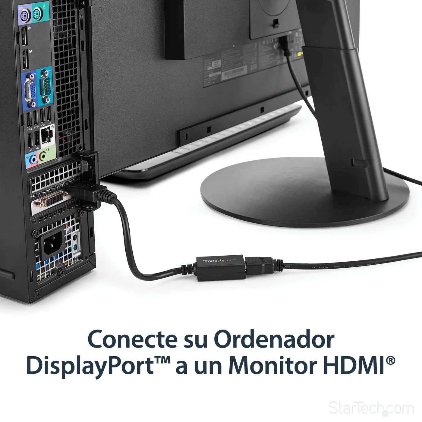 StarTech.com Adaptador Convertidor de Video DisplayPort a HDMI - Cable 8
