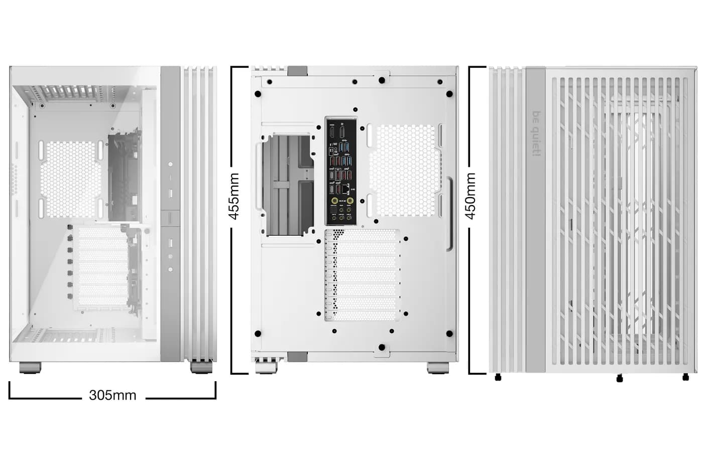 be quiet! LIGHT BASE 600 DX White Midi Tower Blanco 2