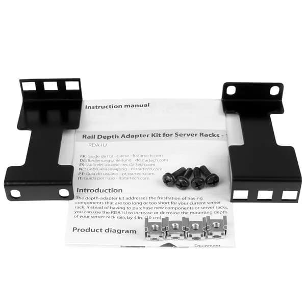 StarTech.com Juego Adaptador de Profundidad de Riel para Racks de Serv 5