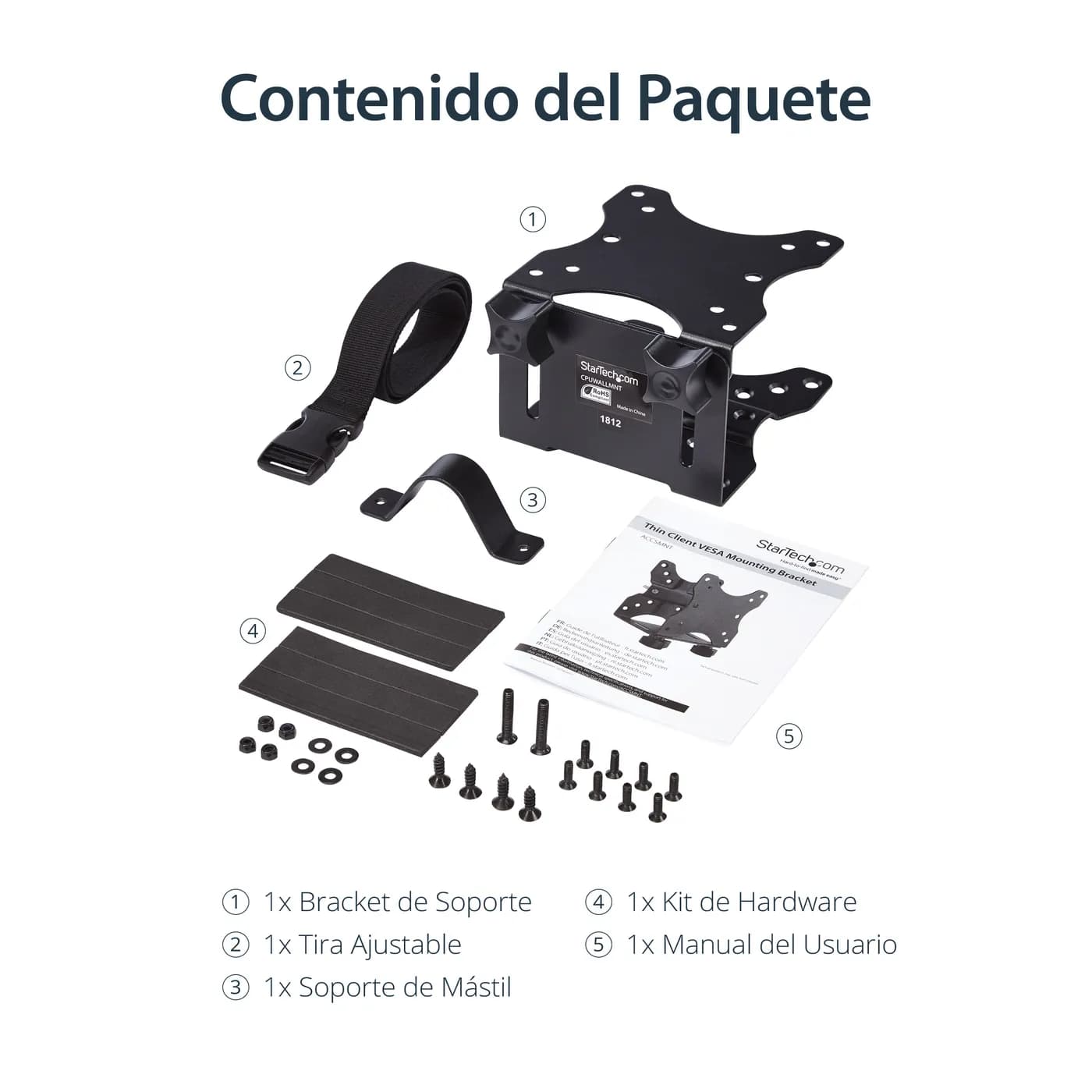 StarTech.com Soporte de Montaje VESA para Clientes Delgados - Gabinete 17
