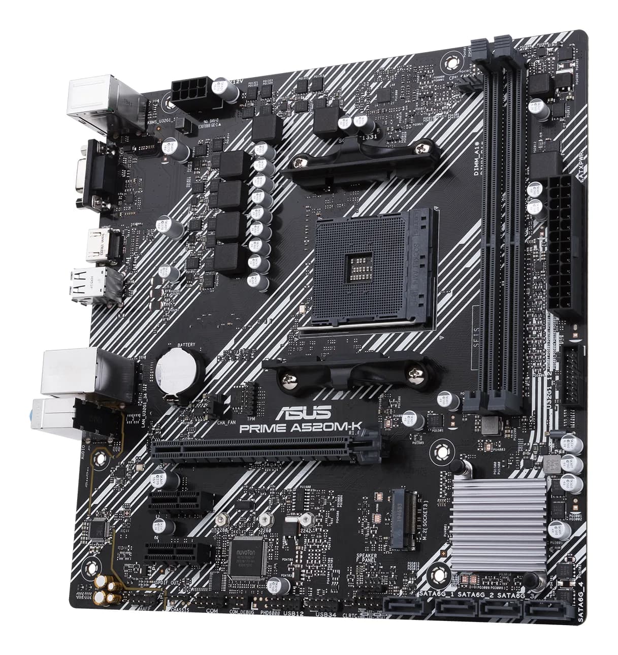 ASUS PRIME A520M-K AMD A520 Enchufe AM4 Micro ATX 5
