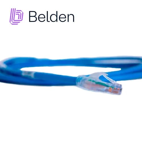 PATCH CORD UTP CAT6+ BELDEN C601106007 /  INTERIOR / AZUL / 4 PARES /  2
