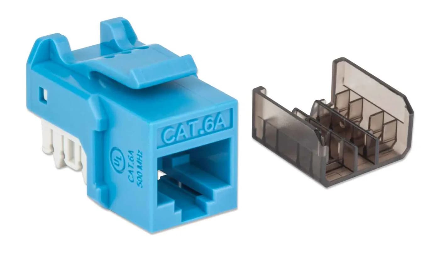 Intellinet Jack Keystone Cat6a FastPunch 3