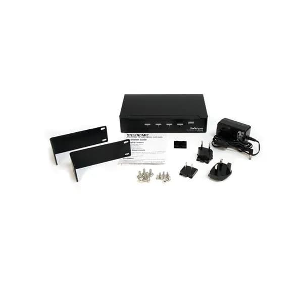 StarTech.com Divisor bifurcador HDMI de 4 puertos con amplificador - S 4