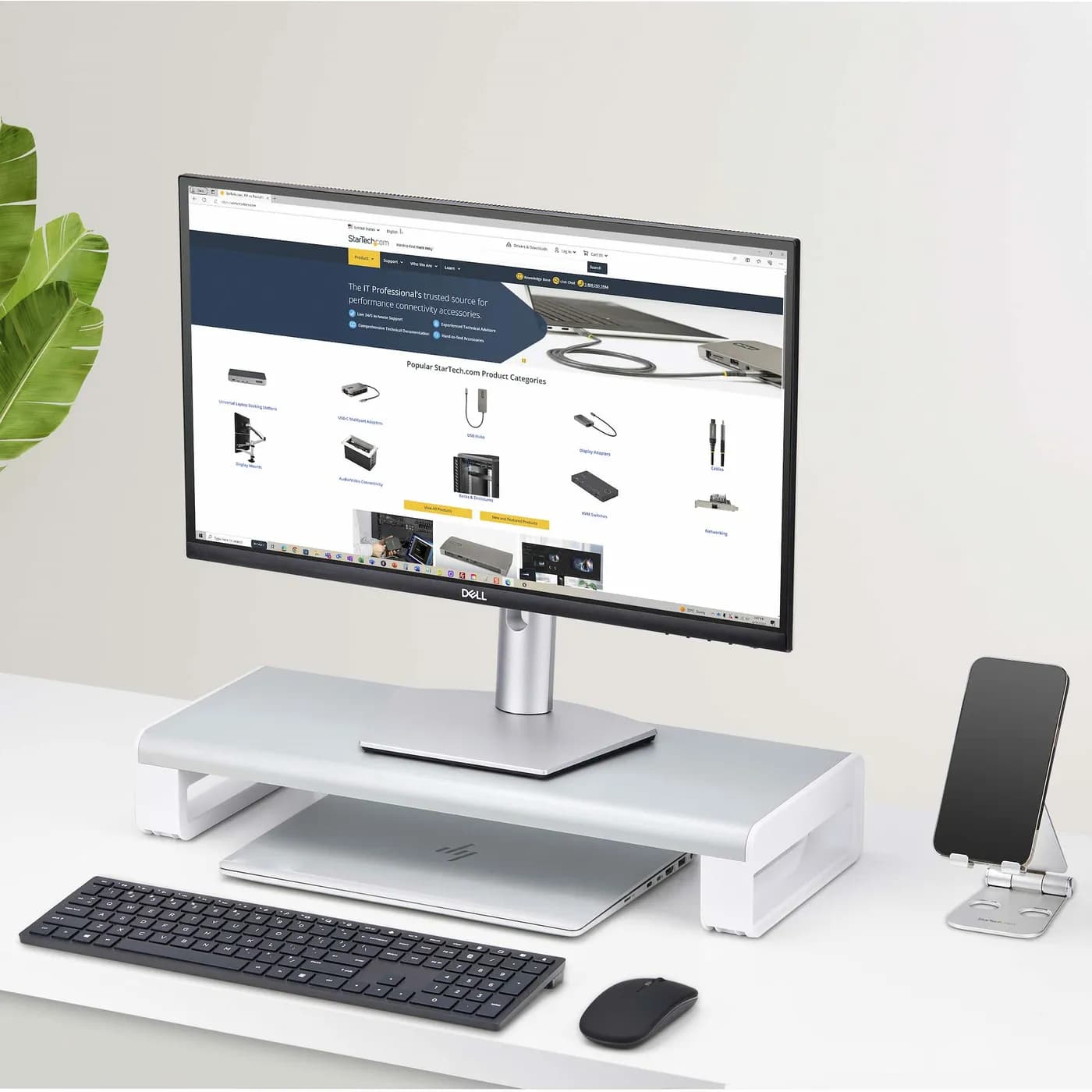 StarTech.com 1MFSW-MONITOR-RISER soporte para pantalla plana Escritori 7
