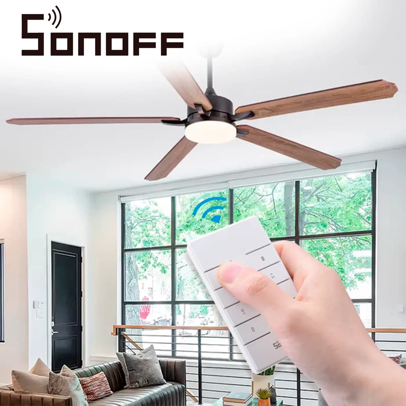CONTROL REMOTO RF SONOFF RM433R2 / INALAMBRICO COMPATIBLE CON  RF433MH 2