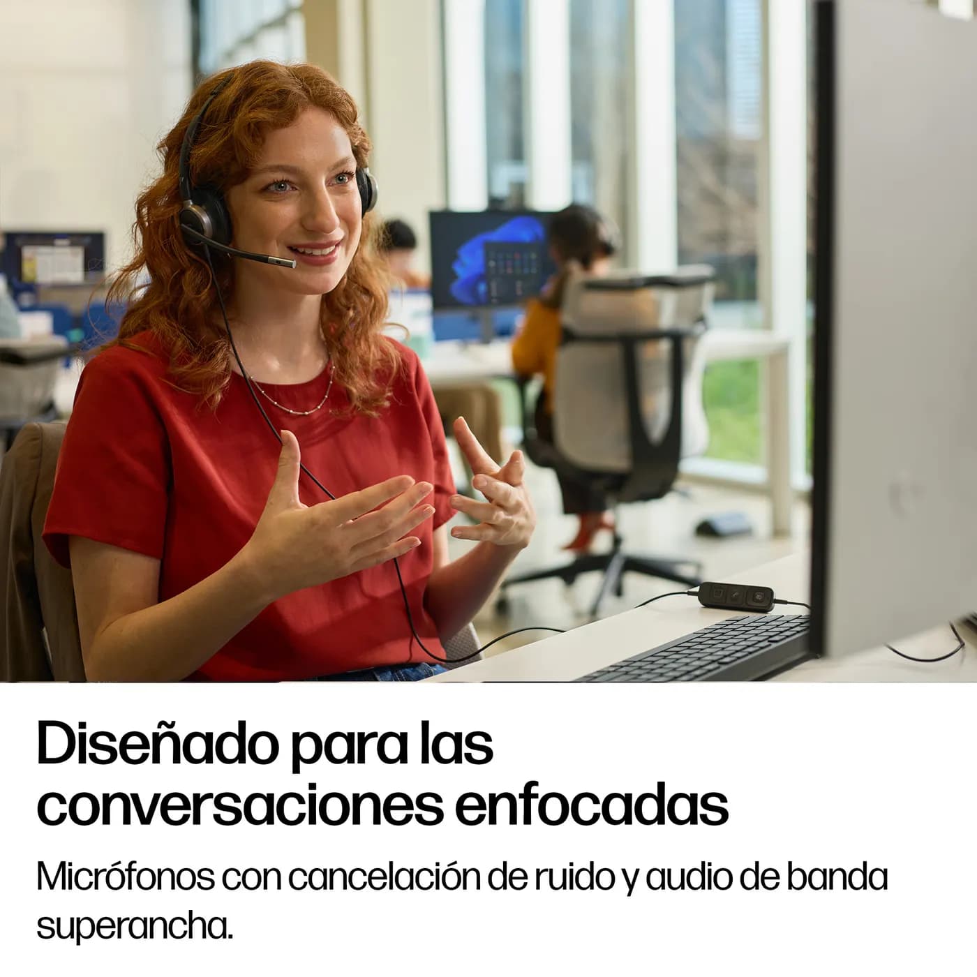 HP Poly Mission 625 Stereo USB Wired Headset Auriculares Alámbrico Dia 4