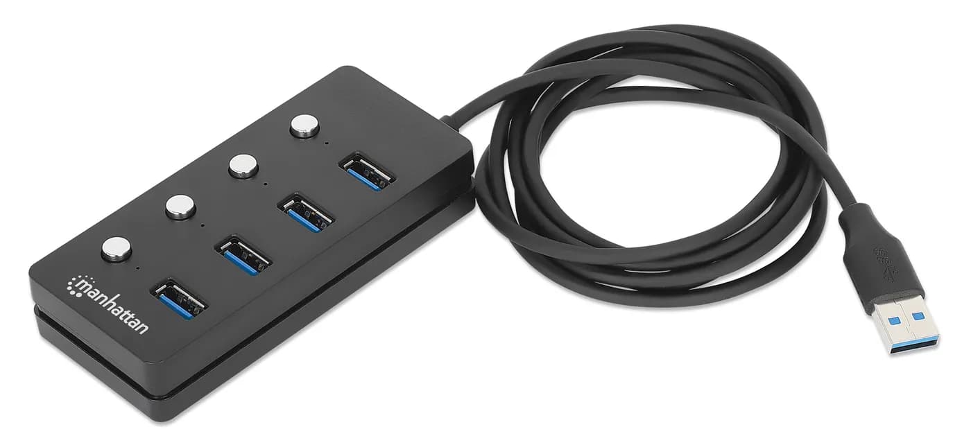Manhattan 180887 base para laptop o replicador de puertos USB 3.2 Gen  4