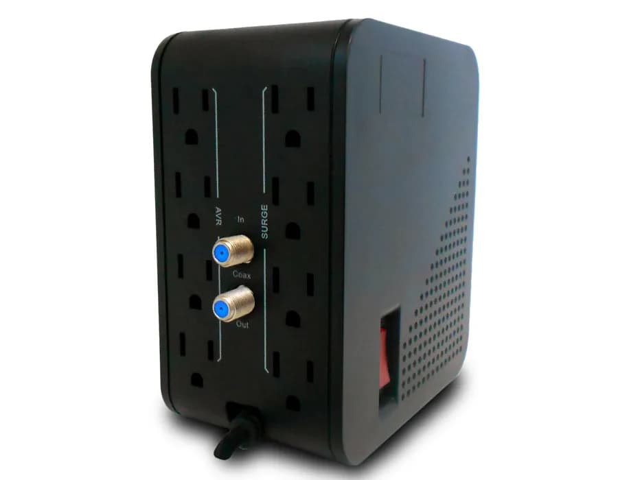 CDP R2C-AVR1008 regulador de voltaje 8 salidas AC 92 - 144 V Negro, Bl 2
