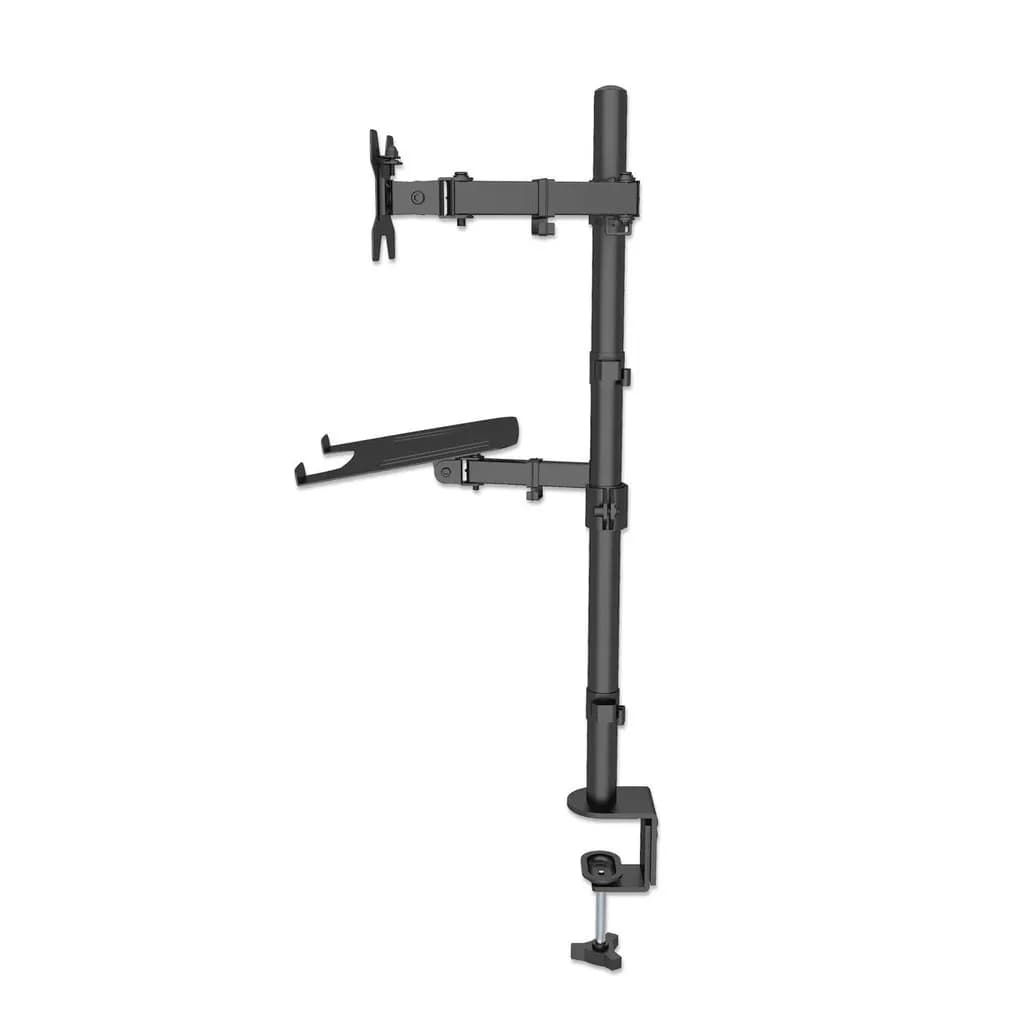 Manhattan Soporte para escritorio combinado con brazo para monitor y s 5