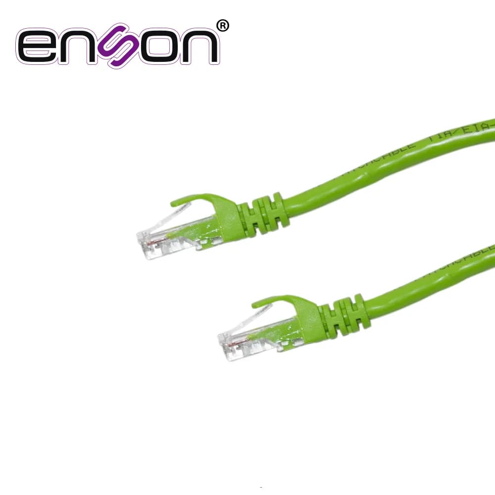PATCHCORD UTP ENSON P6003E CAT6 30CM VERDE SERIE EPRO 100-II 100 POR C 2