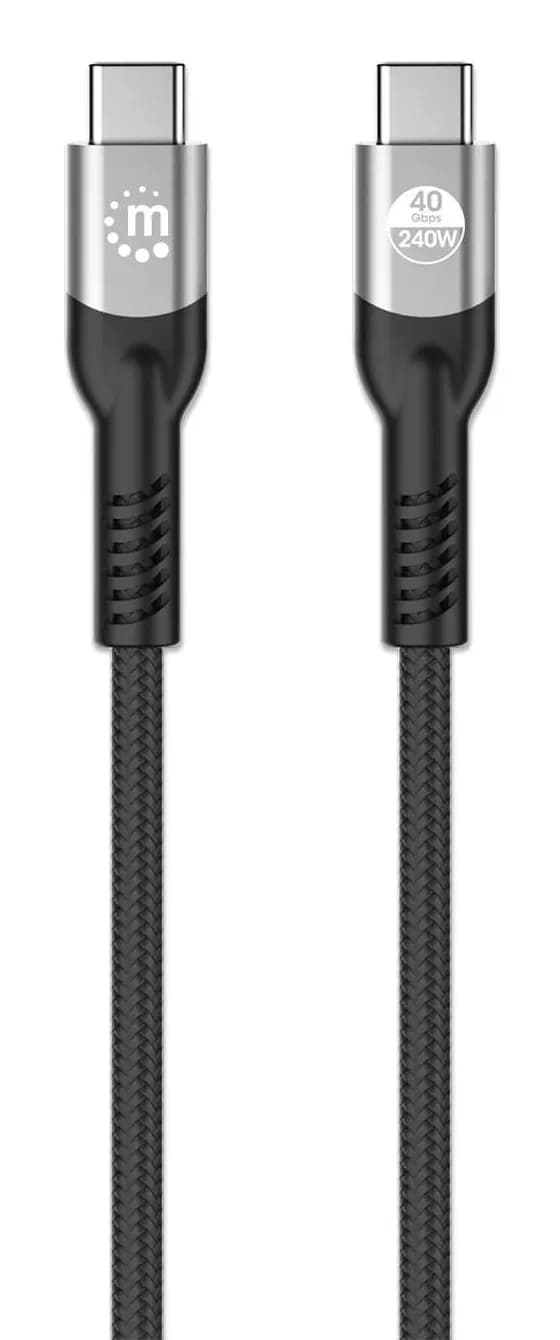 Manhattan USB-C macho a USB-C macho, 2 m (7 ft), USB4 Gen 3x2, 8K@60Hz 5
