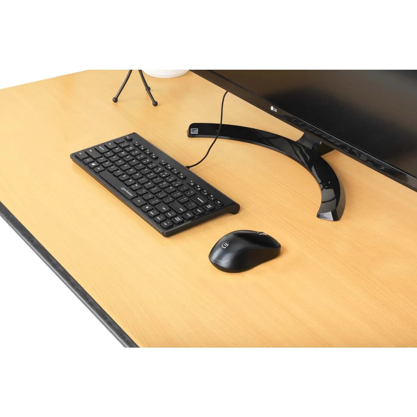 Manhattan 180702 teclado Oficina USB QWERTY Negro 6