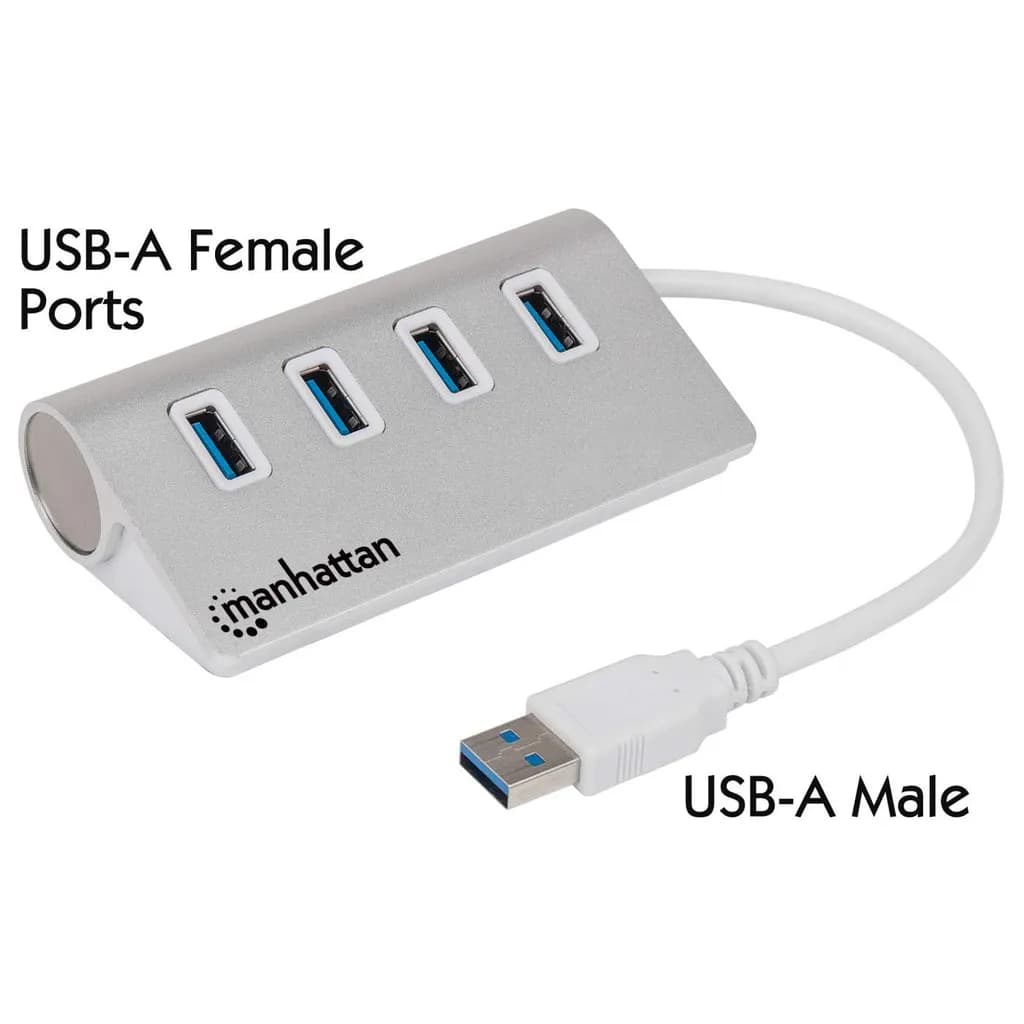 Manhattan Hub USB 3.0 SuperSpeed de 4 Puertos 2