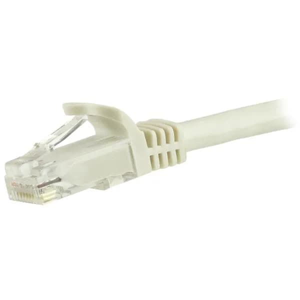 StarTech.com Cable de Red de 1.8m Blanco Cat6 UTP Ethernet Gigabit RJ4 2