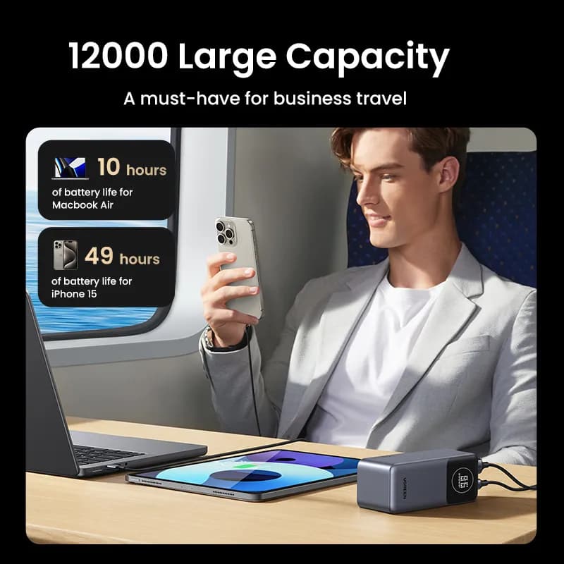 Ugreen 12000mAh 100W Fast Charging Powerbank 5