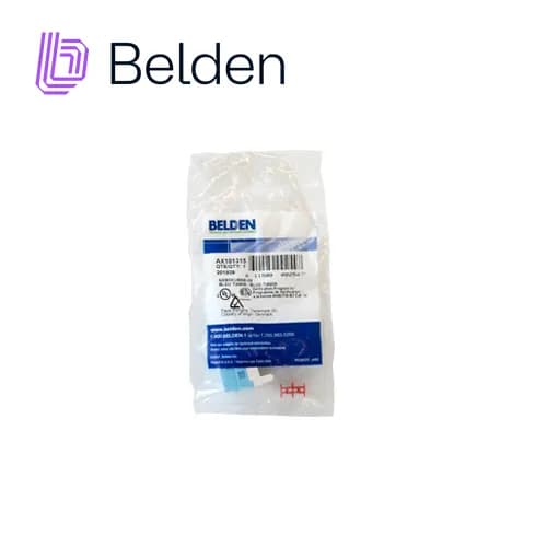 CONECTOR MODULAR JACK RJ45 CAT5E BELDEN AX101315 ESTILO KEYCONNECT AZU 4