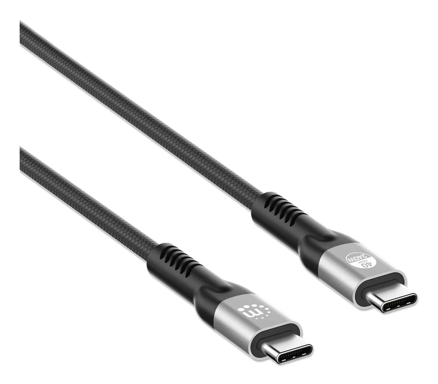 Manhattan USB-C macho a USB-C macho, 2 m (7 ft), USB4 Gen 3x2, 8K@60Hz 3