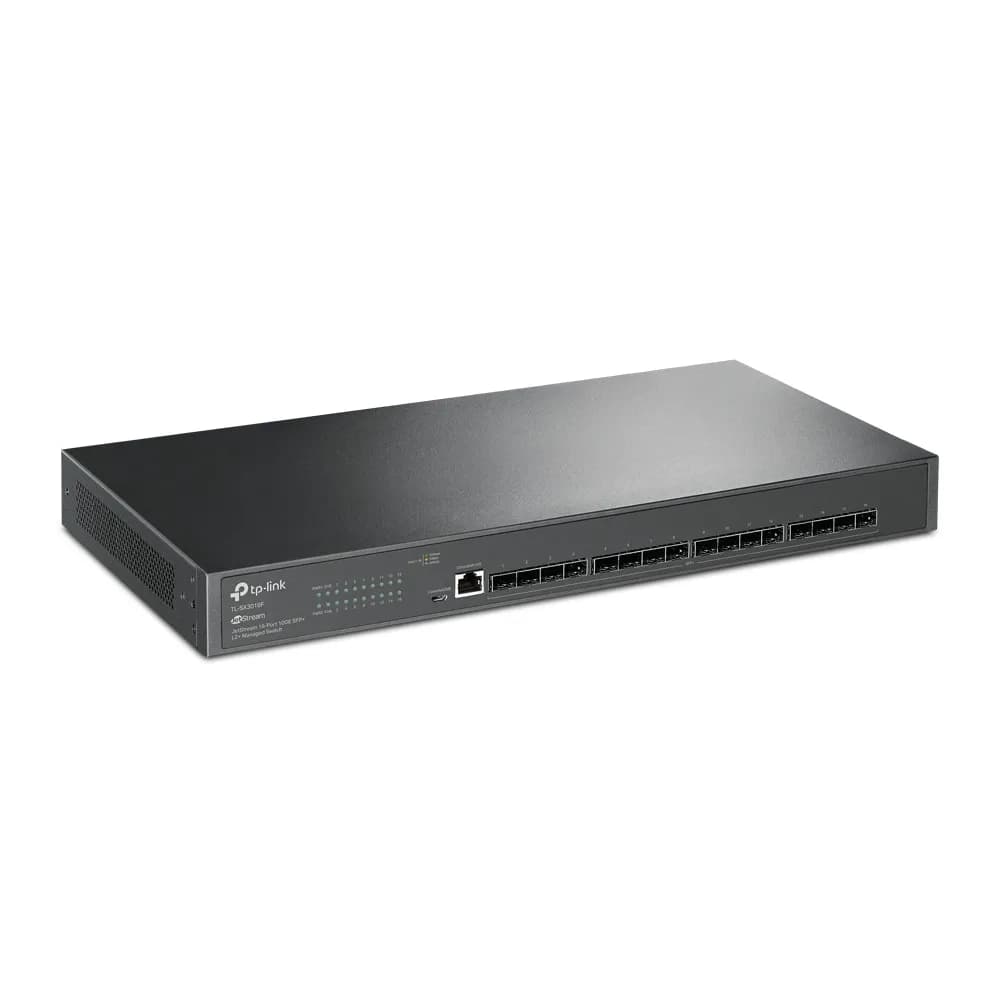 Switch Fibra Óptica L2+ / 16 Puertos SFP+ 10G / Rendimiento 320 Gbps / 2