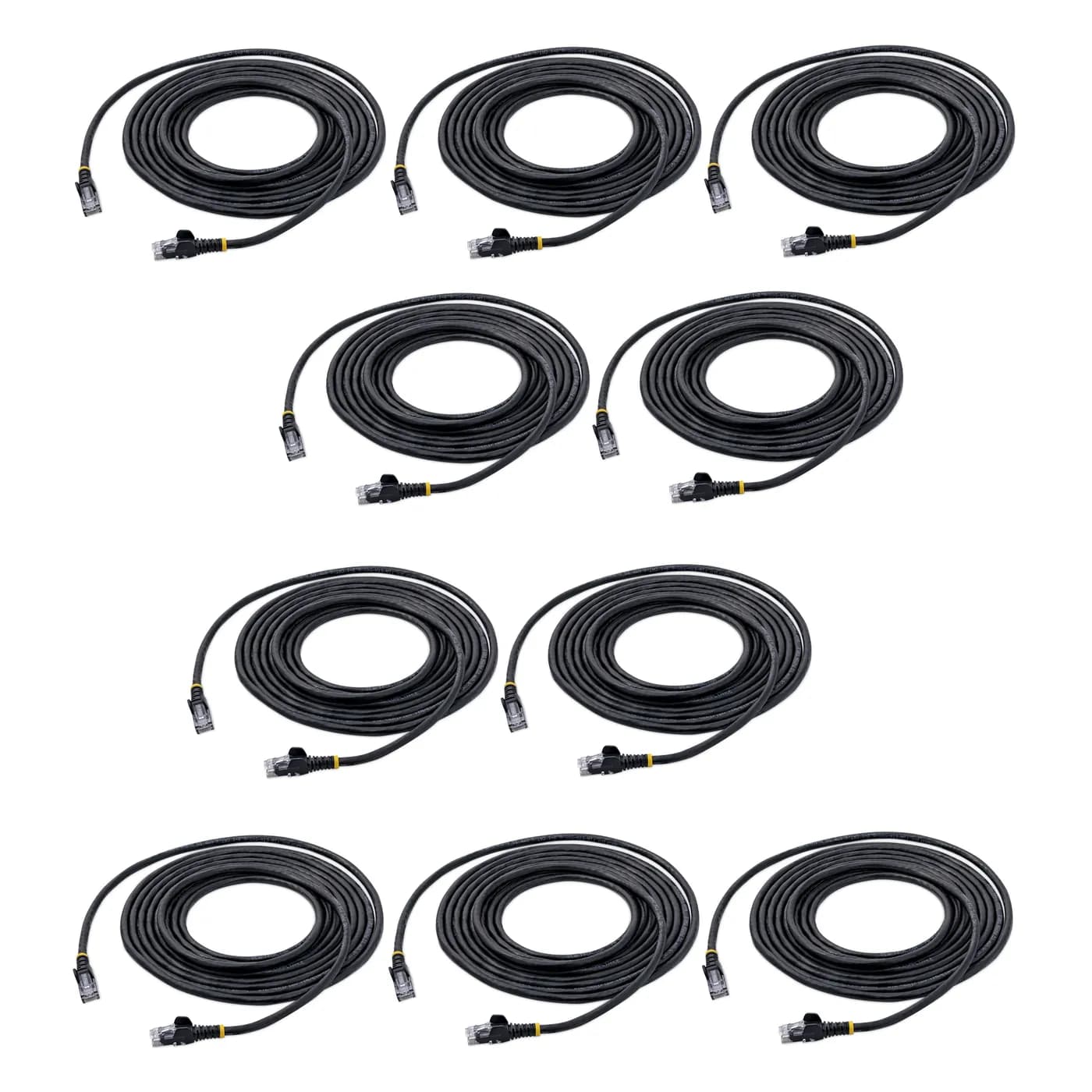 StarTech.com Cable de Red RJ45 Cat6 Negro de 4.6m - Paquete de 10 Unid 5