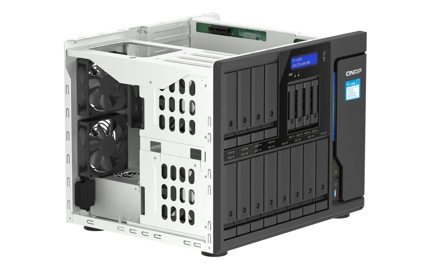QNAP TS-1655 NAS Tower Intel Atom® C5125 8 GB DDR4 0 TB QNAP Turbo Sys 3