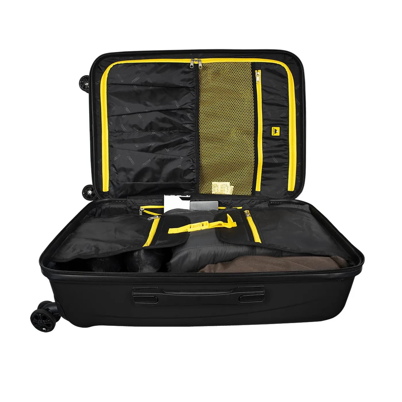 SKYPEAK MALETA PEARL RIGIDA 24 PULG. NEGRA ABS C/TSA 3