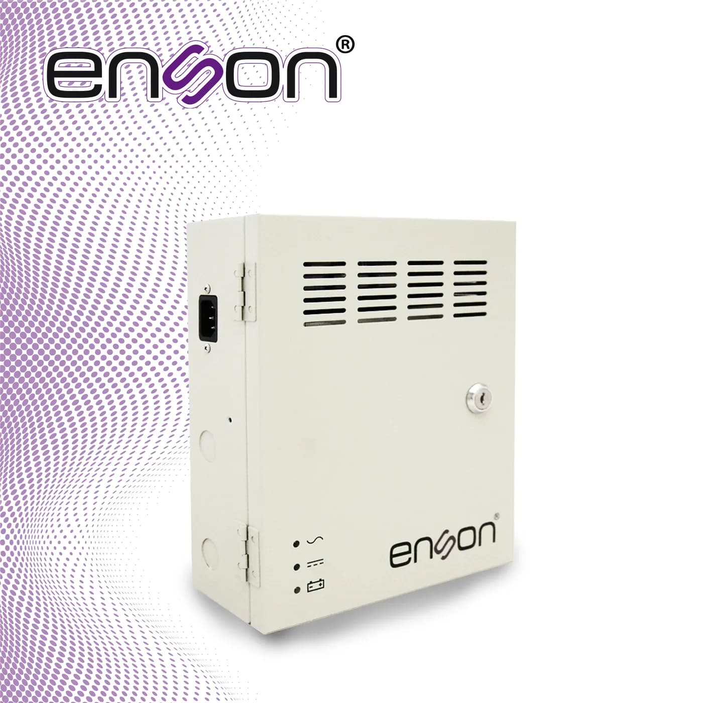 FUENTE DE PODER TIPO CAJA ENSON PSB-1204BACKUP 12VDC 3A 4 CANALES DE 0 6