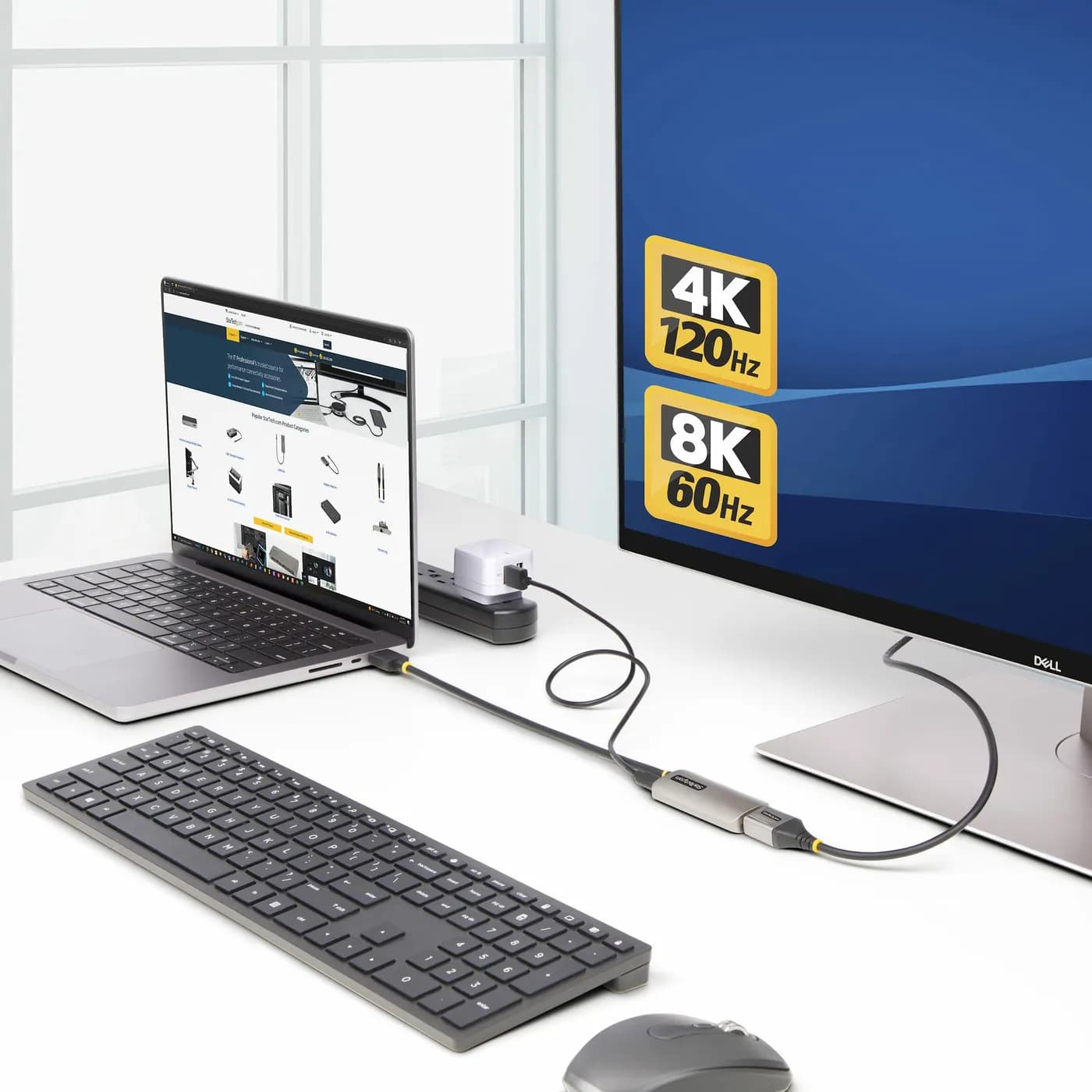 StarTech.com 148B-HDMI-DP-8K adaptador de cable de vídeo 0.3 m HDMI Ti 6