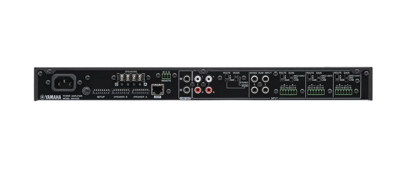 Mezclador Amplificador / 2 zonas / 120W a 70/100V / 100W a 8Ω / DSP In 5