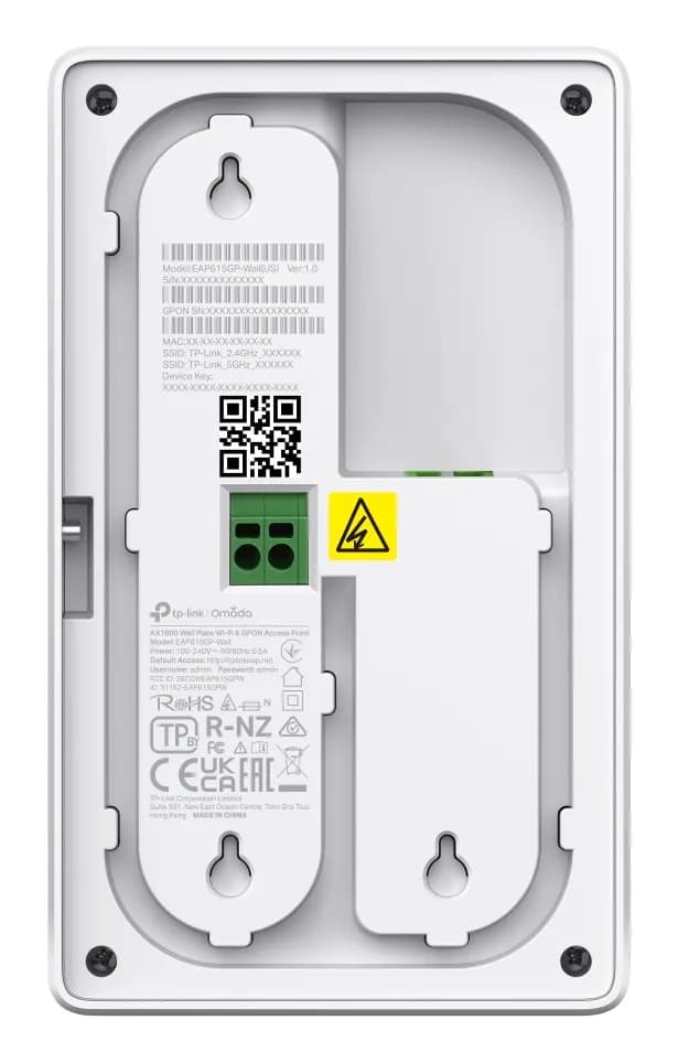 TP-Link Omada EAP625GP-WALL punto de acceso inalámbrico 1201 Mbit/s Bl 5