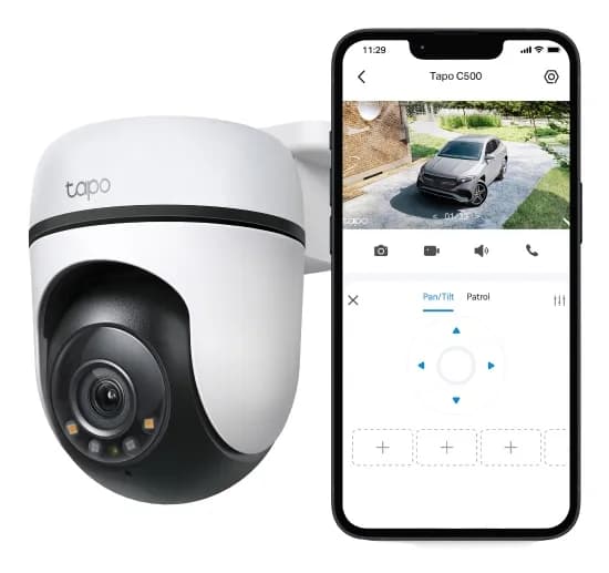 CAMARA DESEGURIDAD PARA EXTERIOR TP-LINK TAPO C500, ROTACION DE 360 GR 4