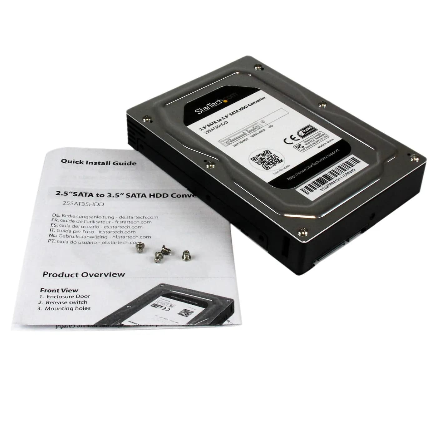 StarTech.com Adaptador Gabinete para Discos Duros o SSD de 2.5" a 3.5" 6