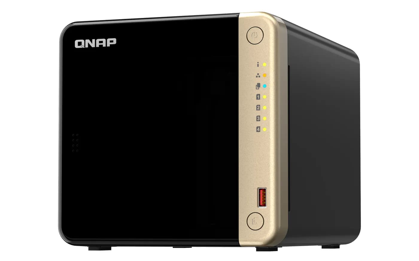 QNAP TS-464 NAS Tower Intel® Celeron® N5095 8 GB DDR4 0 TB QNAP QTS Ne 4