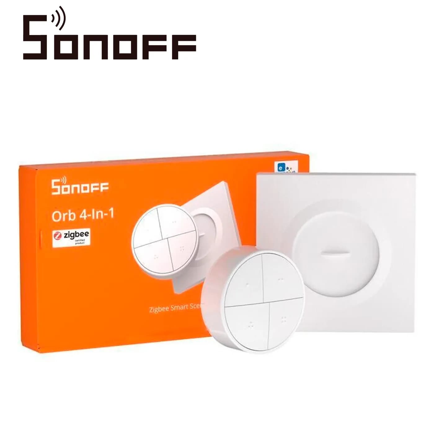 BOTON INALAMBRICO DE ESCENA INTELIGENTE SONOFF SNZB-01M / CON 4 BOTONE 3
