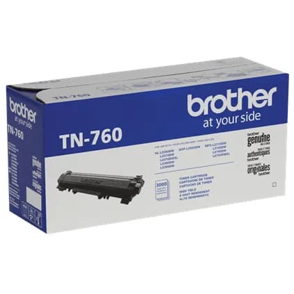 Brother TN760 cartucho de tóner 1 pieza(s) Original Negro 5