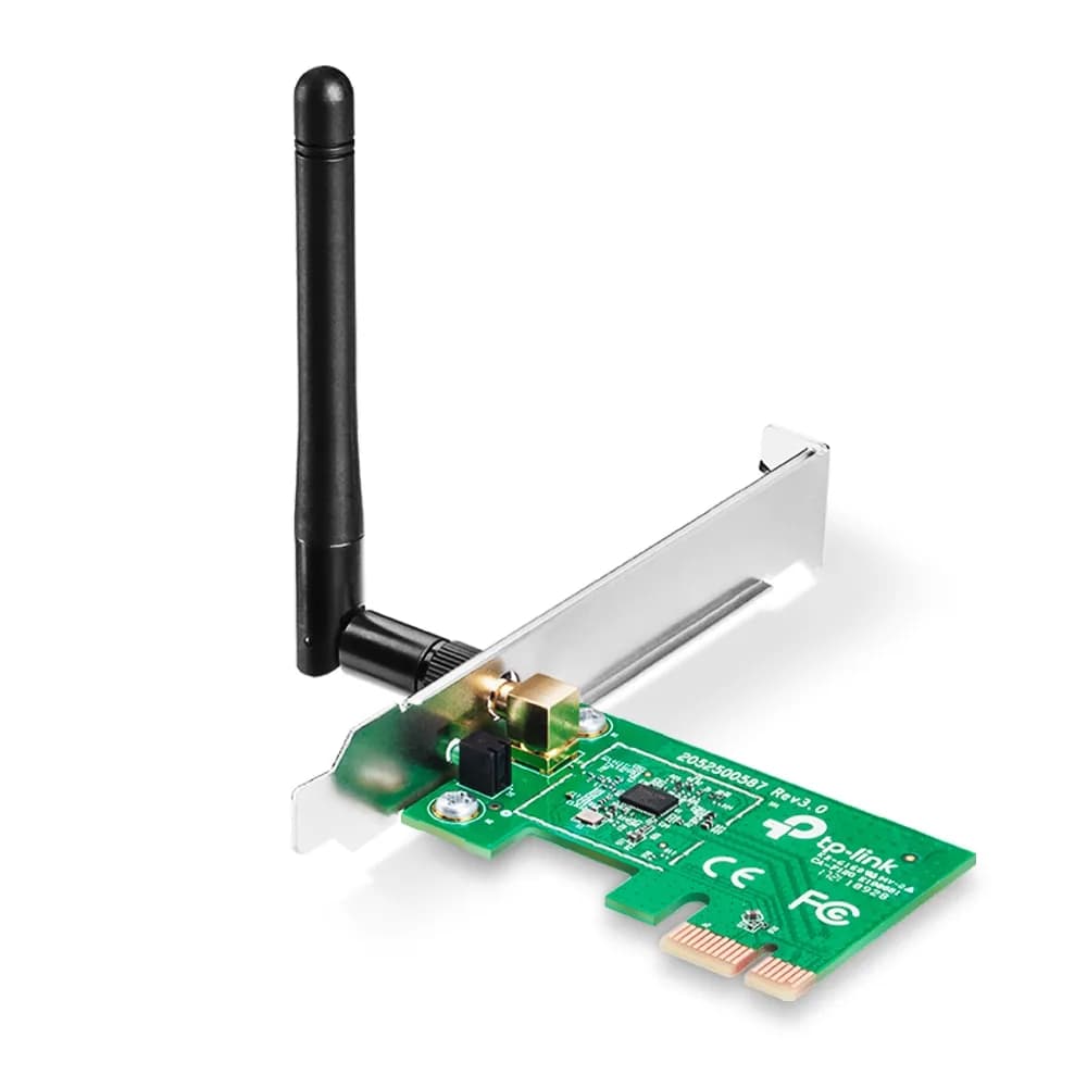 Adaptador Inalámbrico PCI Express / 150 Mbps / Banda 2.4 GHz / Antena  2